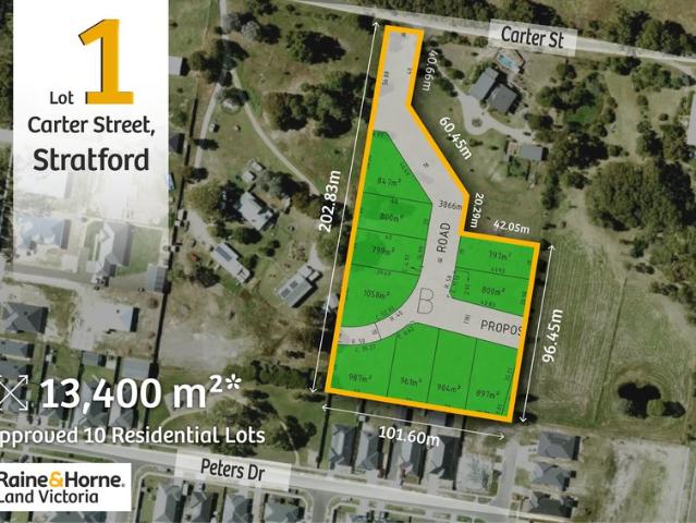 APPROVED 10 RESIDENTIAL LOTS DEVELOPMENT OPPORTUNITY IN STRATFORD!