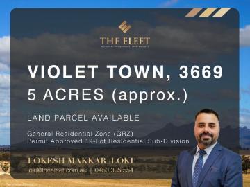 Approved 19 Lot Residential Subdivision in Violet Town