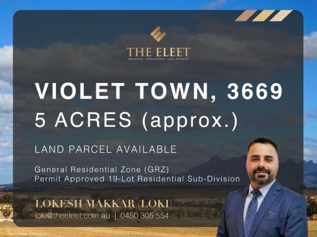 Approved 19 Lot Residential Subdivision in Violet Town