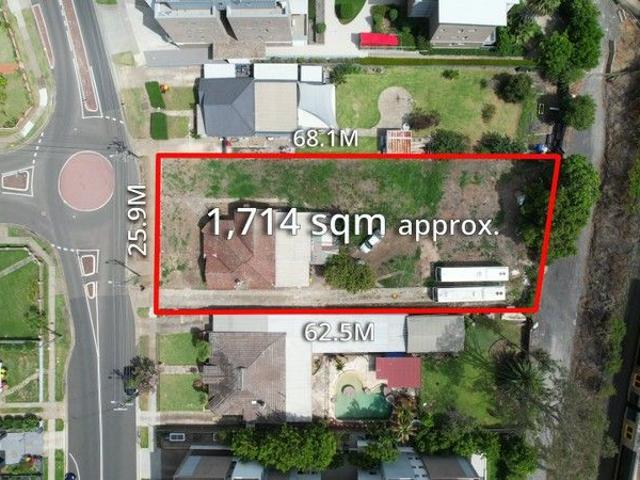 APPROX 1714SQM 25.9M FRONTAGE ZONED R4