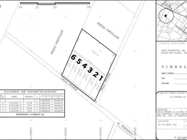 APROVECHA! LOTES EN VENTA EN IMI 1, CAMPECHE
