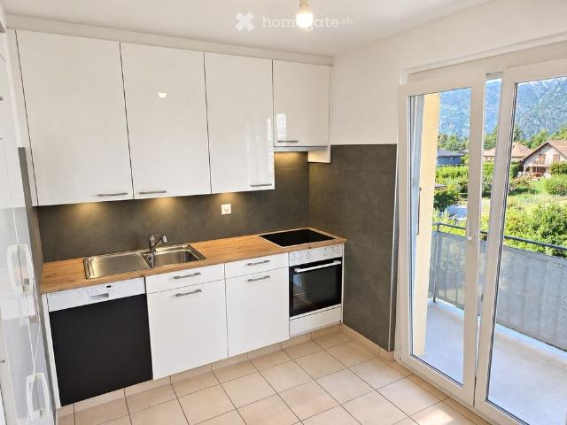 Aproz Appartement 4.5 pièces 80m2, balcons et places de parc