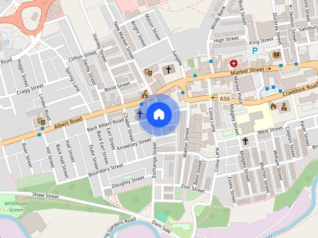 Apt 9 Great George Street, Colne, Lancashire, BB8
