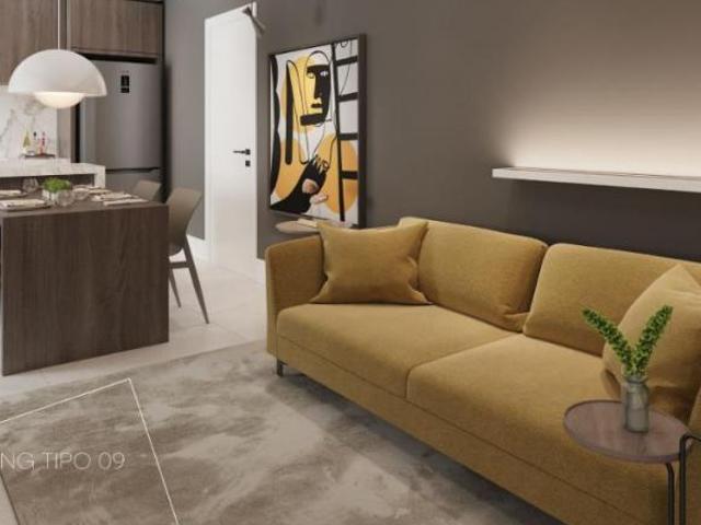Apto. Bacacheri 56m² 2 quartos 1 suíte 1 vaga