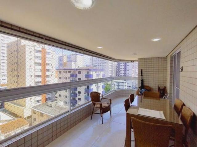 Apto de 3 Dorm c/ 3 SUÍTES, VISTA MAR, 2 VAGAS, 138 m² de área útil. BAIRRO: CANTO DO FORTE
