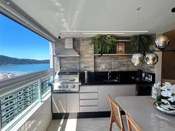 Apto de 3 Dorm c/ 3 SUÍTES, VISTA MAR, 2 VAGAS, 138 m² de área útil. GUILHERMINA