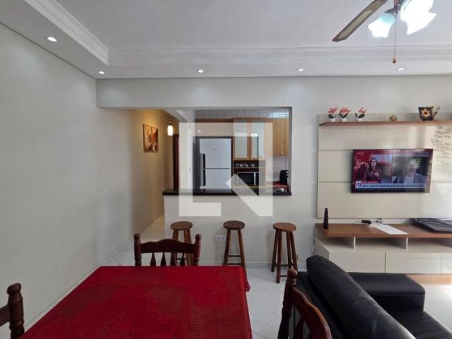 Apto, Guilhermina, 1 Quarto, 56 m2 Praia Grande