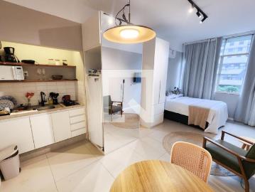 Apto, Laranjeiras, 1 Quarto, 25 m2 Rio de Janeiro