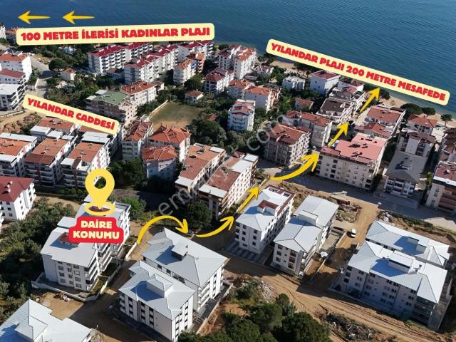 Armutlu Yılandar'da Denize 200m, Eşyalı 2+1 Kiralık Daire