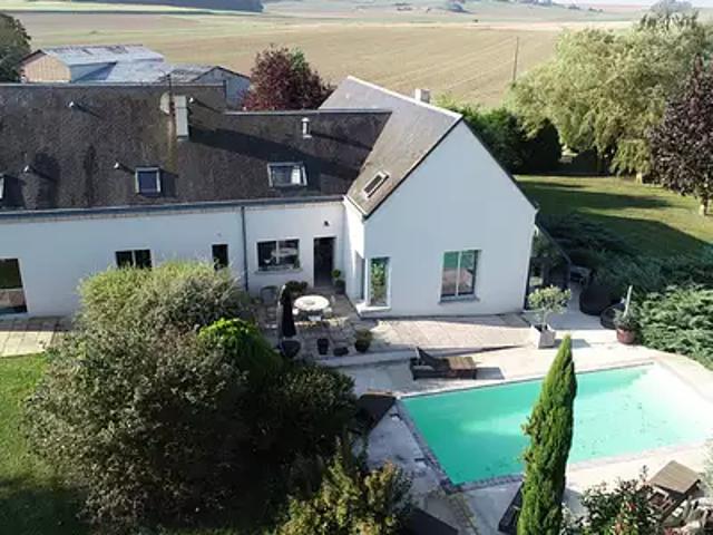 Arcy Sainte Restitue 02130 Achat / Vente maison 7 pièces t7 piscine jardin