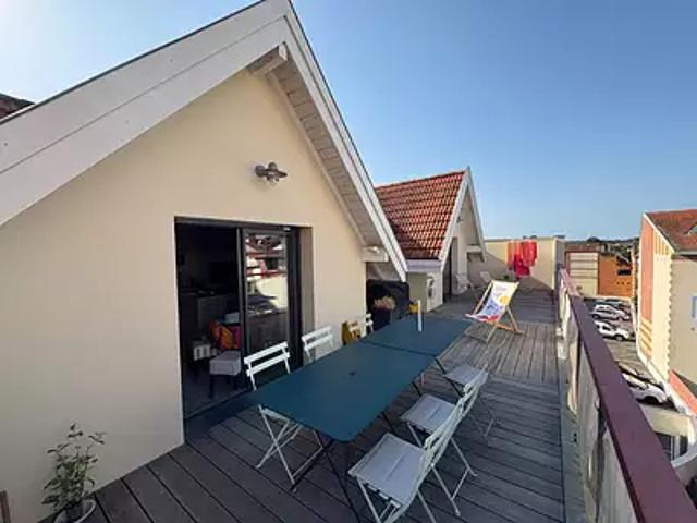 Arcachon 33120 Achat / Vente appartement 5 pièces t5 au dernier étage terrasse