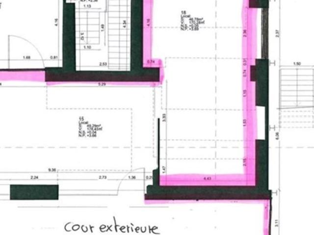 A LOUER ! Local commercial d'environ 135m2 à Montreux