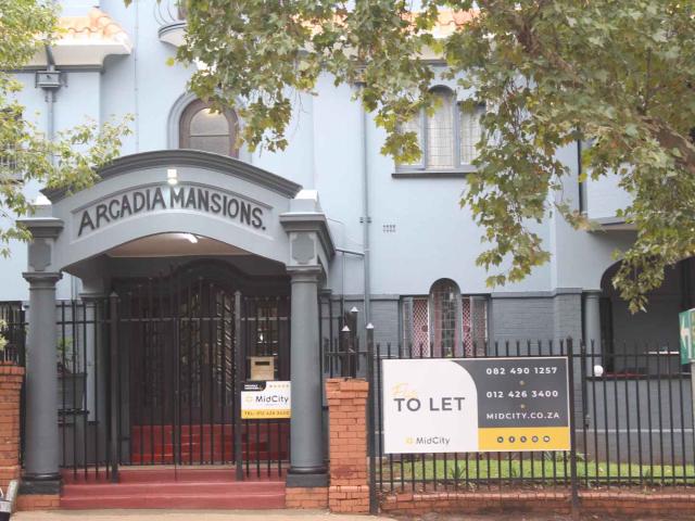 Arcadia Mansions Bachelor Apartment to Rent | From R4 700 per Month