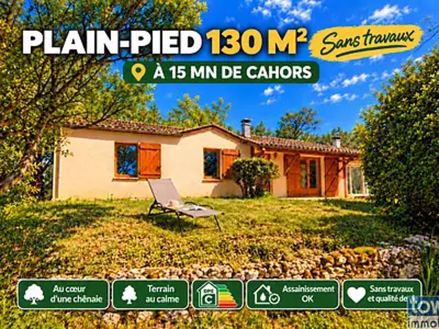 Arcambal 46090 Achat / Vente maison 5 pièces t5 jardin terrasse