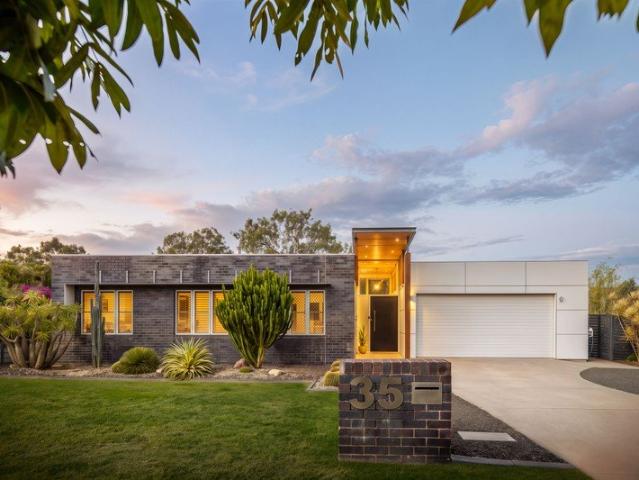 Architectural Acreage Living with Mid Century Modern Soul