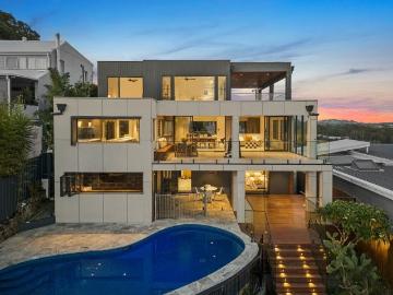 Architectural brilliance with panoramic coastal views