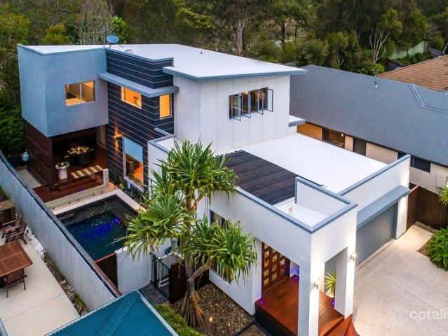 Architectural Home with Views to Mooloolaba & Solar Heated Pool