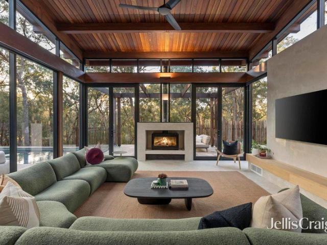 Architectural luxury, effortless serenity on nearly two private acres