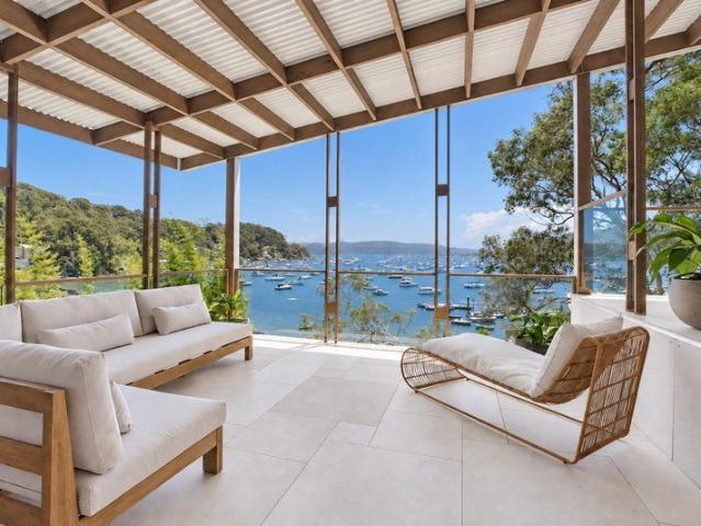 Architectural Pittwater Retreat with Direct Water Access