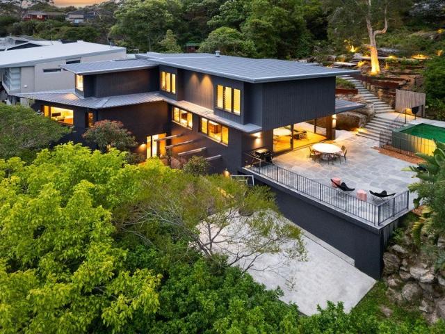 Architectural sanctuary with sublime entertaining basking in utter serenity