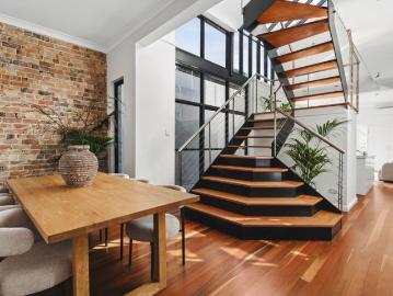 Architecturally reimagined terrace defined by light, space, and form
