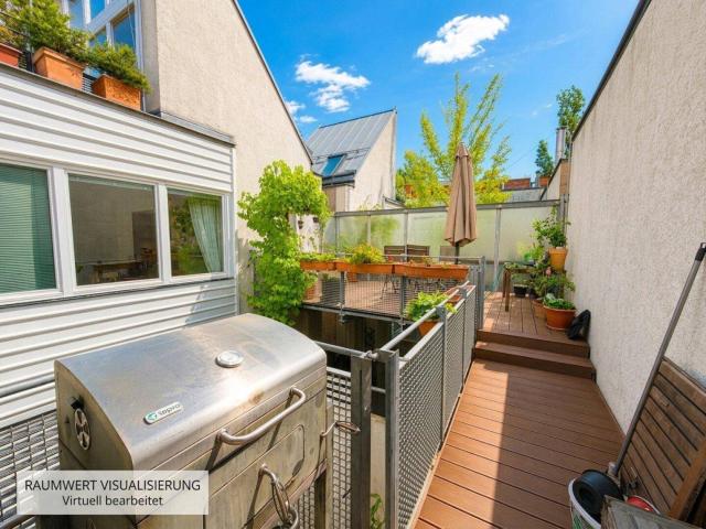 ARCHITEKTUR zum WOHLFÜHLEN | 5 Zimmer ATRIUMHAUS | ca. 223 m² NFL | 2 Terrassen | Balkon | Möbliert
