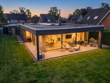Architekten Bungalow mit Loft Feeling nahe der Nordsee