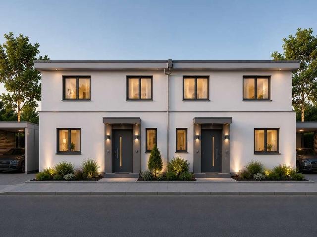 Architekten Doppelhaushälfte in Top Lage