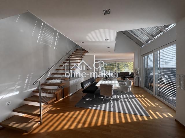 Architekten Luxus auf 2 Ebenen – 193 m² Design Maisonette in Bestlage