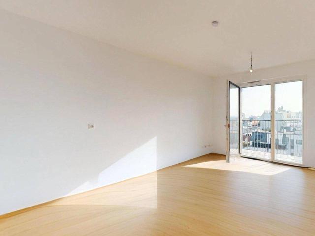 Architekten Neubau 2021: Singlewohnung mit Südbalkon im 5. Liftstock | freier Mietzins | U6 Nähe