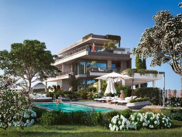 Architekten Seeblick Gartenwohnung mit Pool in Velden am Wörthersee
