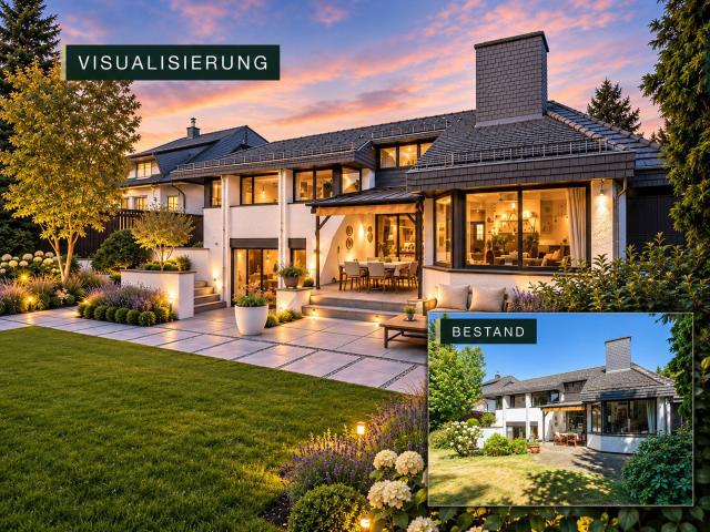 Architektenhaus mit Galerie auf 1.294 m² Grundstück