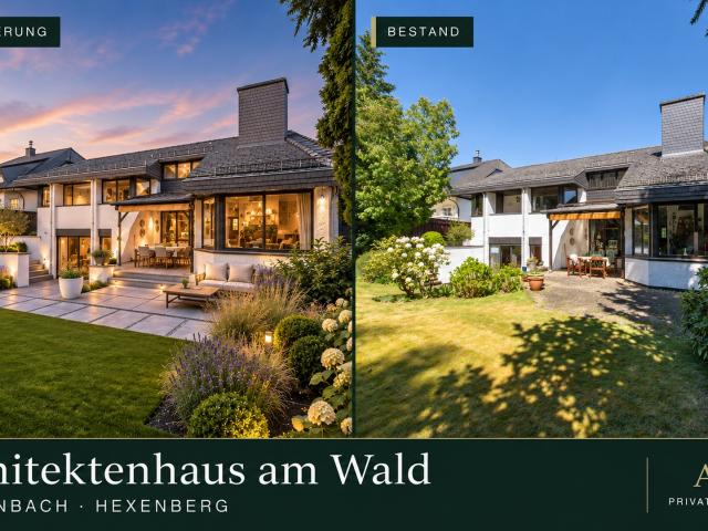 Architektenhaus mit Galerie auf 1.294 m² Grundstück