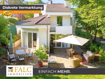 Architektenhaus nahe Toelleturm – 200 m² mit Split Level, großer Garten, Kamin und 3 Garagen