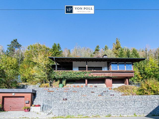 Architektenlandhaus mit Sauna, Schwedenofen und Weitblick in den Bayerischen Wald
