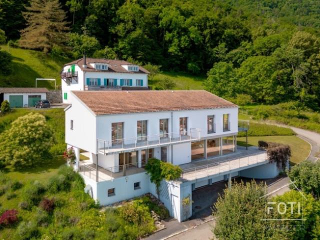 Architektenvilla mit 7,5 Fuß Blick auf den Genfersee – St Gingolph, Aufzug