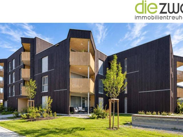Architektonisch, naturnah & mit besonderen Extras 2 Zimmer Topgeschosswohnung in Lustenau