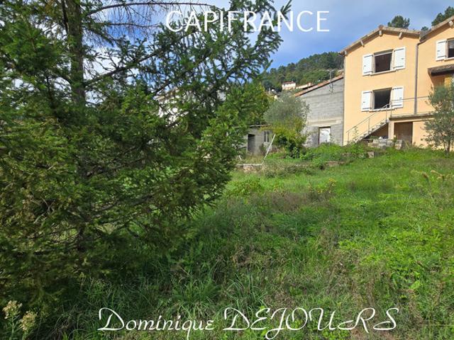 Ardèche, St Sauveur de Montagut, maison de 74m², 3 chambres, garage, caves, terrain 500m². Exposition sud, vue dégagée