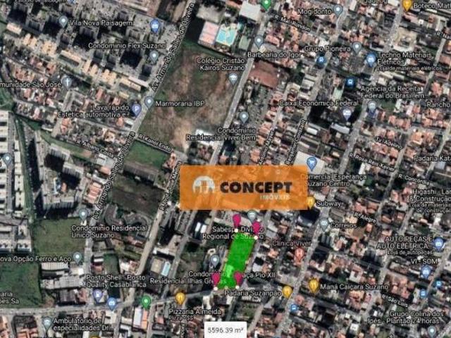 Área à venda, 5569 m² Centro Suzano/SP