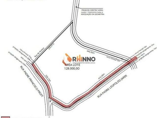 Área Industrial com 128.000 m² no Campo Largo da Roseira em São José dos Pinhais/PR