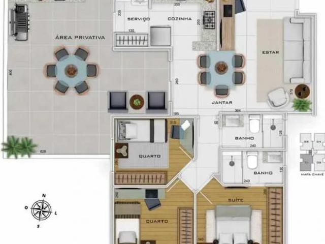 Área Privativa / Garden com 3 quartos à venda em Belo Horizonte, no bairro Cidade Nova