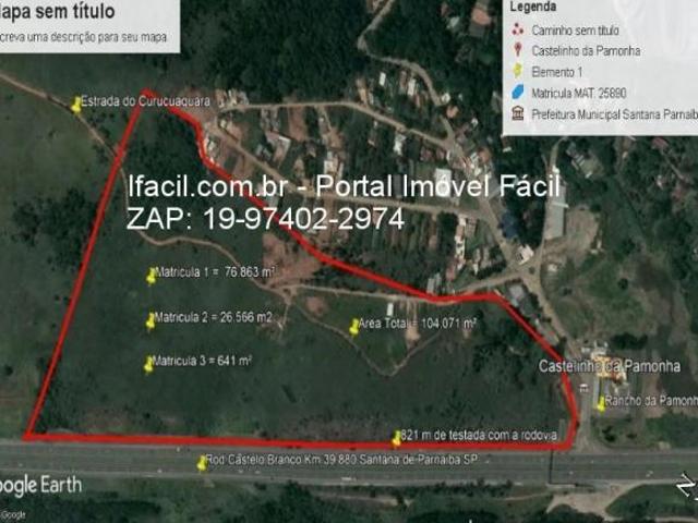 Área Terreno Industrial em Santana de Parnaíba Castelo Branco Ifacil.com.br