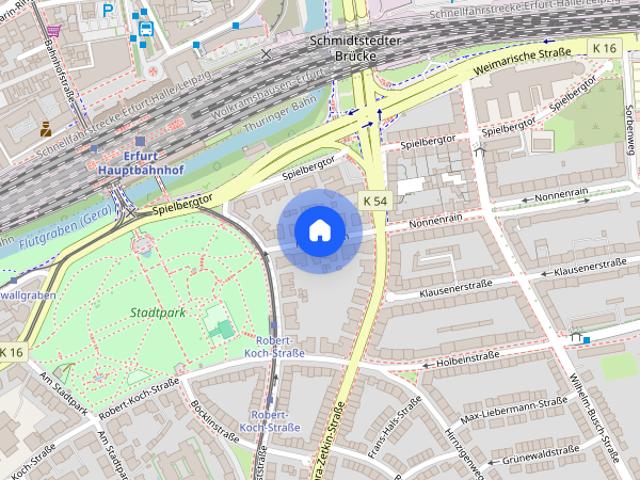 AREAS: Attraktives 1 Zi App. in Erfurt Süd mit Balkon zu vermieten
