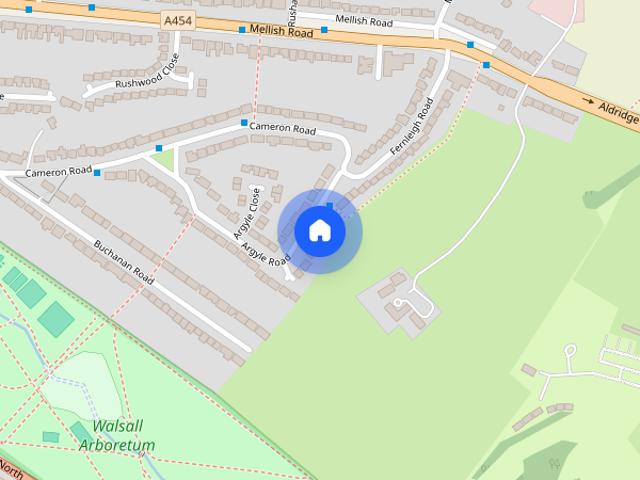 Argyle Road, Walsall, West Midlands, WS4