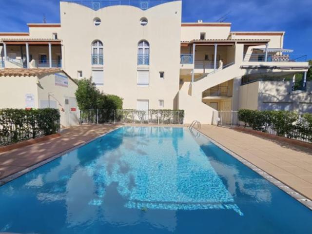 Argelès Plage F2 proche PLAGE avec PARKING, JARDIN, PISCIN