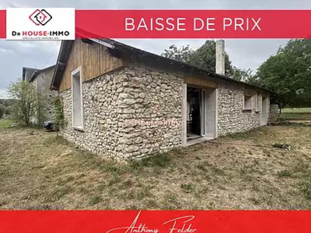 Argenton sur Creuse 36200 Achat / Vente maison 3 pièces t3 parking garage