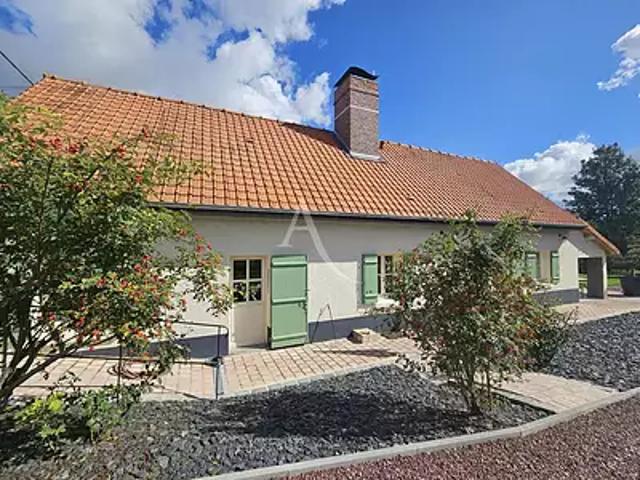 Argoules 80120 Achat / Vente maison 4 pièces t4 au dernier étage terrasse