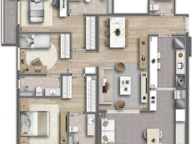 Ari Butantã | Construtora Fibra | Pronto | 120 metros | 03 suítes | varanda gourmet | 02 vagas