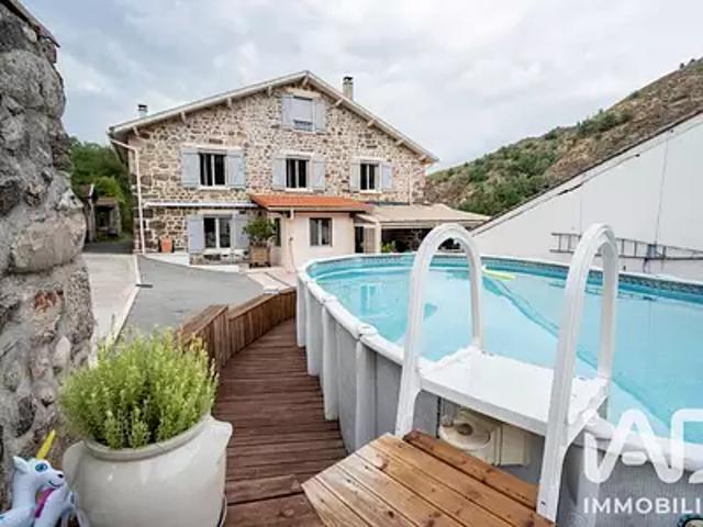 Arlebosc 07410 Achat / Vente maison 8 pièces t8 piscine terrasse