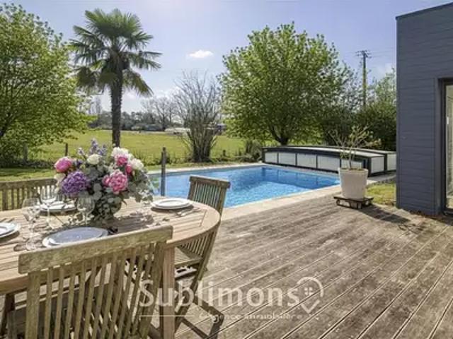 Arradon 56610 Achat / Vente maison 6 pièces t6 piscine terrasse